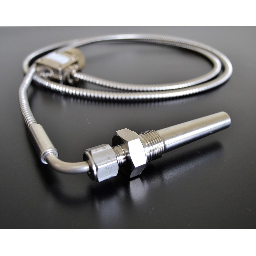 TE517-EG Temp. sensor with thermowell, W20 [1400mm with connector]
