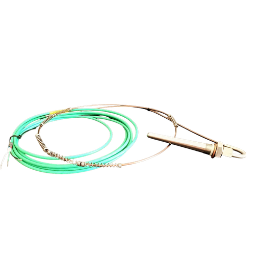 8213DT399-EG temp. sensor with thermowell, W38 [1.3m+4m, flying lead]