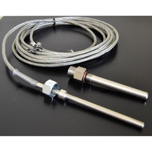 8213DT460-EG temp. sensor  with thermowell, W38  [7.7m, flying lead]