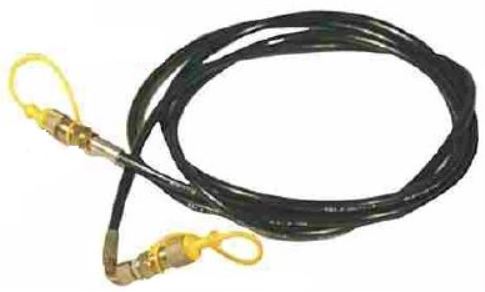 860182-Flexible hydraulic hose, 4m [L.P. pump]