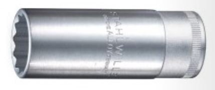 809018-Long socket wrench 24x12.5L, 1/2" drive