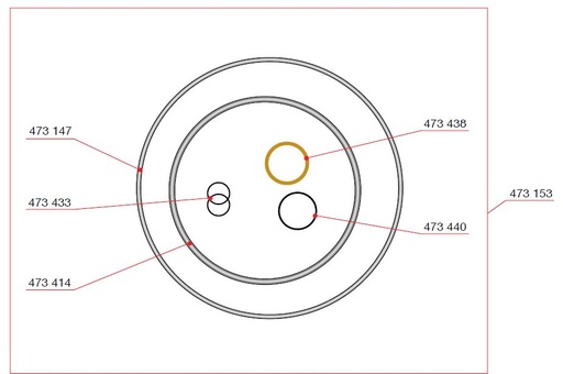 473153-Sealing set, FM200DS