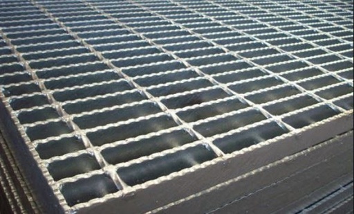 SG4350114-Galvanized Banded Steel Grating, 100(L) x 114(W) cm