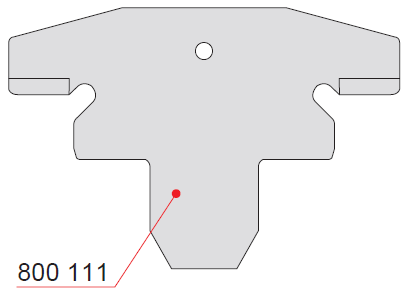 800111-Measure gauge for injection tappet, W32