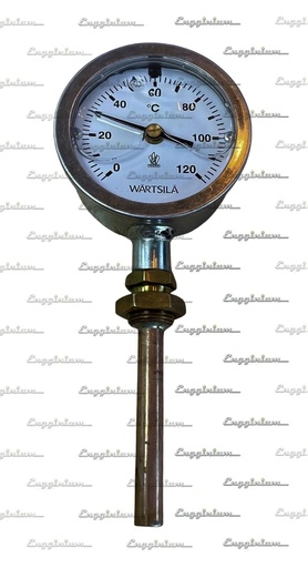 Thermometer, 0-120°C [Vertical, SHIP STOCK]