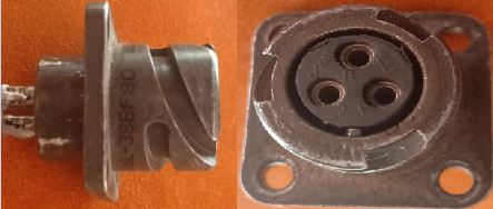 Male connector, Bayonet (for gas injection valve, 183.473.00)