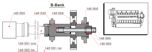 148002-Camshaft, W32 [B-Bank, PAAE13050/DAAE06286A]