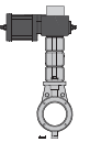 Actuator for butterfly valve, W34 [A21-DA20]
