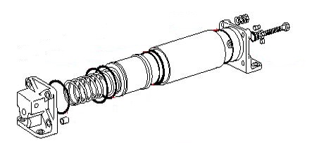 220396-Spare part set, Governor booster